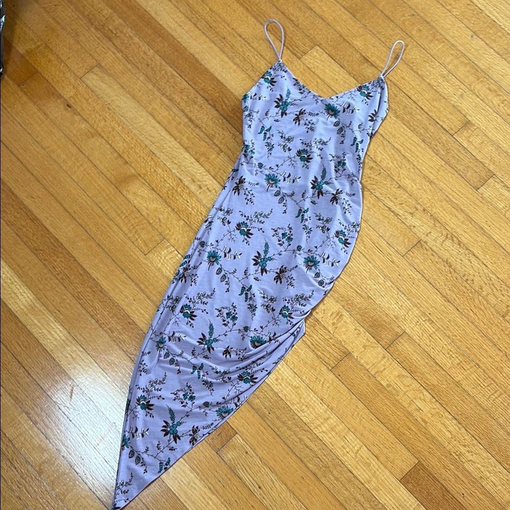 Floral Spaghetti Strap Maxi Dress